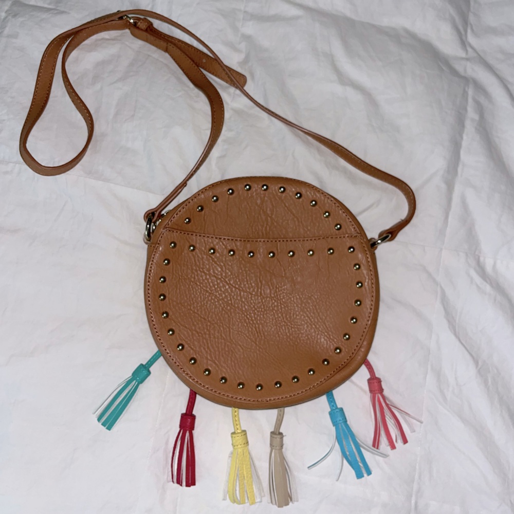 Charming Charlie Tassel Crossbody Bag NWOT